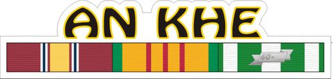 An Khe Vietnam Decal Sticker Strip