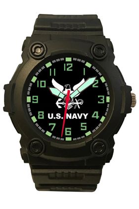 Analog QuartzTacticalWatch -Navy
