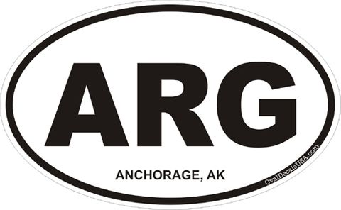 Anchorage, Alaska Decal Sticker