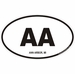 Ann Arbor Michigan Oval Decal