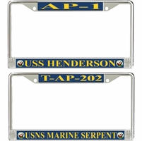 AP Class Transport Ships License Plate Frames Thumbnail Illustration