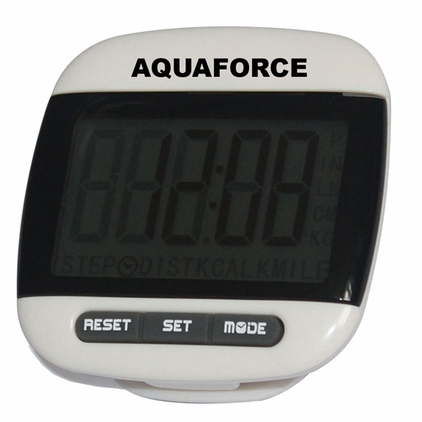 Aquaforce Clip on Digital Pedometer