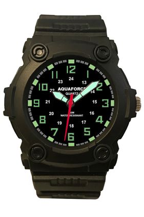 Aquaforce Combat Watch Black Face