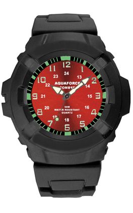 Aquaforce Combat Watch Red Face