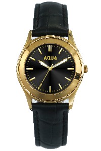 Aquaforce Elegant Ladies' Watch-Black with Black Band