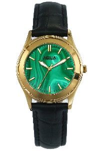 Aquaforce Elegant Ladies' Watch-Green with Black Band