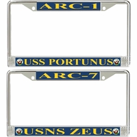 ARC Cable Repair Ships License Plate Frames Thumbnail Illustration