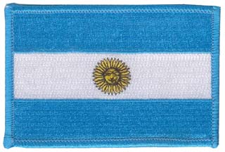 Argentina 2 3/8" x 3 1/2" Shoulder Patch