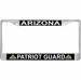 Arizona Patriot Guard Automobile License Plate Frame