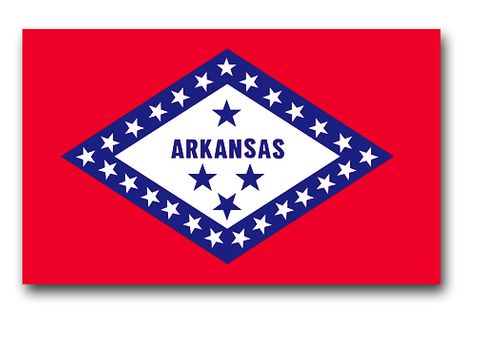 ARKANSAS  3 x  5 NYLON  STATE  FLAG
