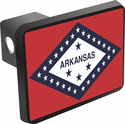 Arkansas State Flag Hitch Cover