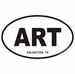 Arlington Texas Oval Decal
