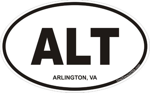 Arlington Virginia Oval Decal