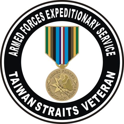 Armed Forces Expeditionary Medal Taiwan Straits Decal