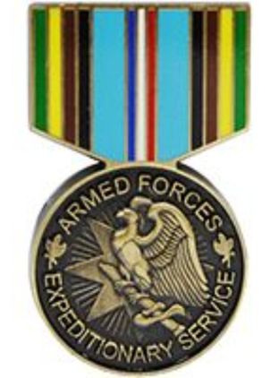 Armed Forces Expeditionary Service Hat Pin