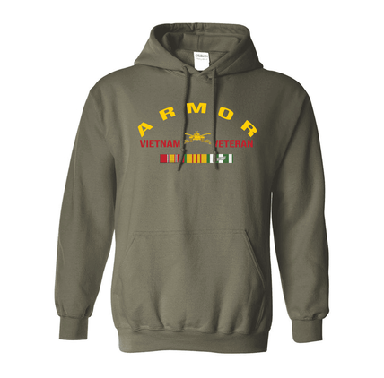 Armor Vietnam Veteran Hooded Sweatshirt