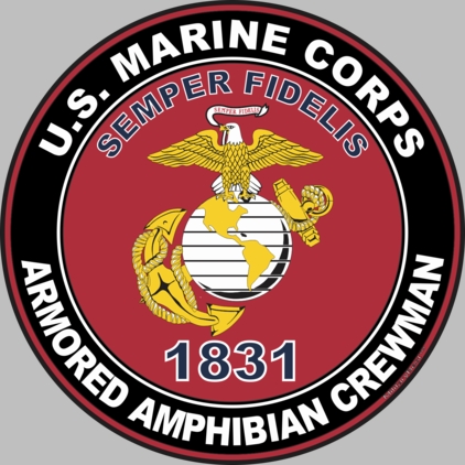 U.S.M.C. MOS 1831 Armored Amphibian Crewman Decal