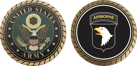 Army 101st Airborne Division Challenge Coin