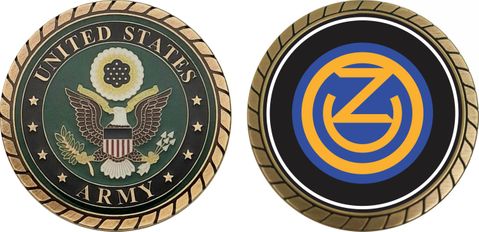 Army 102nd ARCOM Division Challenge Coin