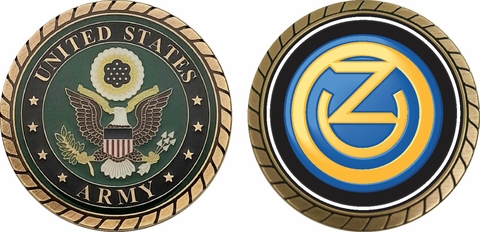 Army 102nd Reserve Command Challenge Coin