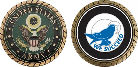 Army 104th Training Division Unit Crest (WWII) Challenge Coin