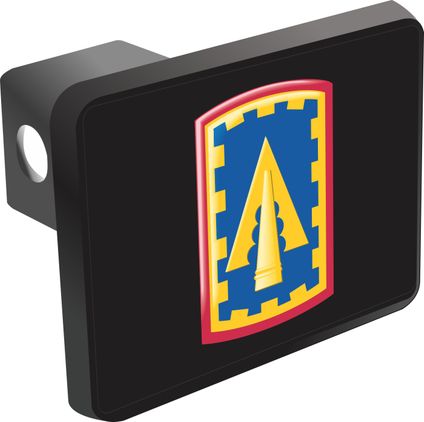 Army 108th Air Defense Artillery Brigade Patch Hitch Cover
