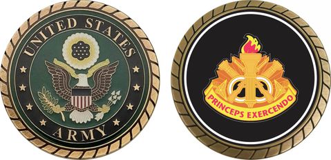 Army 108th Training Division Unit Crest Challenge Coin