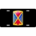 Army 10th Air Defense Artillery Brigade License Plate