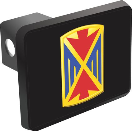 Army 10th Air Defense Artillery Brigade Patch Hitch Cover