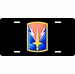 Army 1107th Signal Brigade License Plate