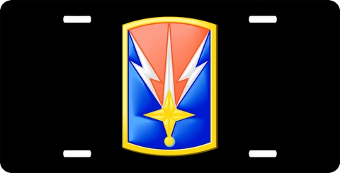 Army 1107th Signal Brigade License Plate