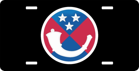 Army 125th Reserve Command License Plate