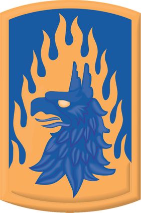 Army 12th Aviation Brigade patch Decal