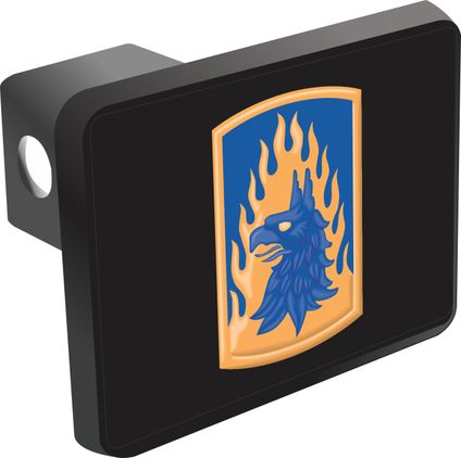 Army 12th Aviation Brigade patch Hitch Cover