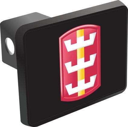 Army 130th Engineer Brigade Patch Hitch Cover