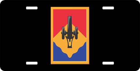 Army 135th Field Artillery Brigade License Plate