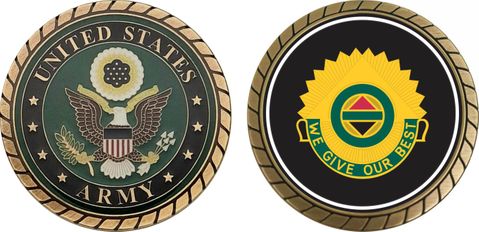 Army 14th Military Police Brigade Unit Crest Challenge Coin