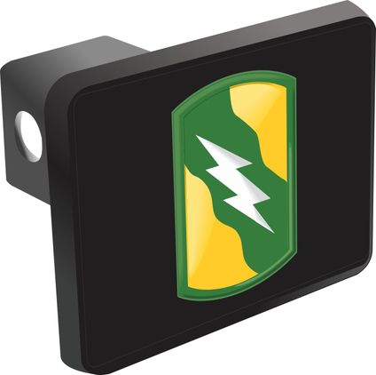 Army 155th Armored Brigade Patch Hitch Cover