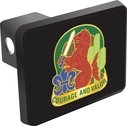 Army 163rd Armored Brigade Unit Crest Hitch Cover