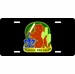 Army 163rd Armored Brigade Unit Crest License Plate