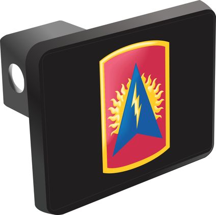 Army 164th Air Defense Artillery Brigade Patch Hitch Cover