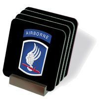Army 173rd Airborne Brigade Coasters - Set of 4