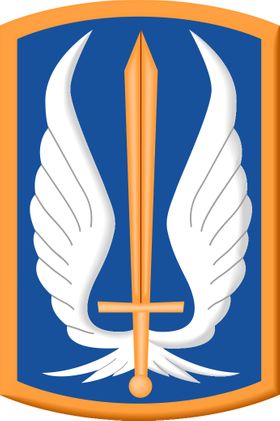 Army 17th Aviation Brigade Patch Vinyl Transfer Decal