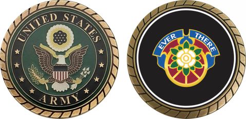 Army 184th Transport Brigade Unit Crest Challenge Coin