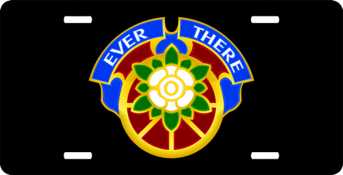 Army 184th Transport Brigade Unit Crest License Plate