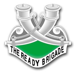 Army 187th Infantry Brigade Unit Crest Vinyl Transfer Decal