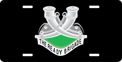 Army 187th Infantry Brigade Unit CrestLicense Plate