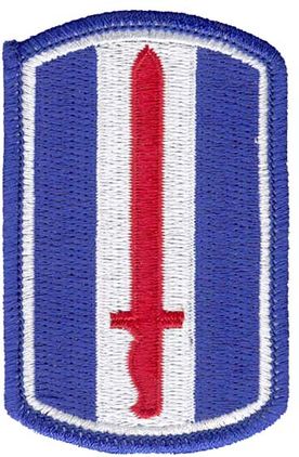 Army 193rd Infantry Brigade 3" Military Patch