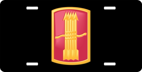 Army 197th Field Artillery Brigade New Hampshire License Plate