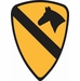Army 1st Cavalry Division Patch Vinyl Transfer Decal